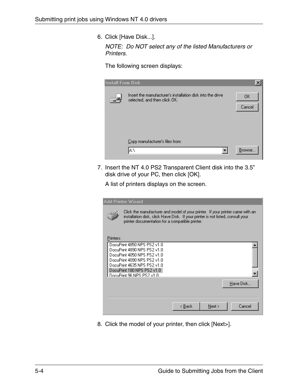 Xerox DocuPrint 721P90350 User Manual | Page 132 / 216
