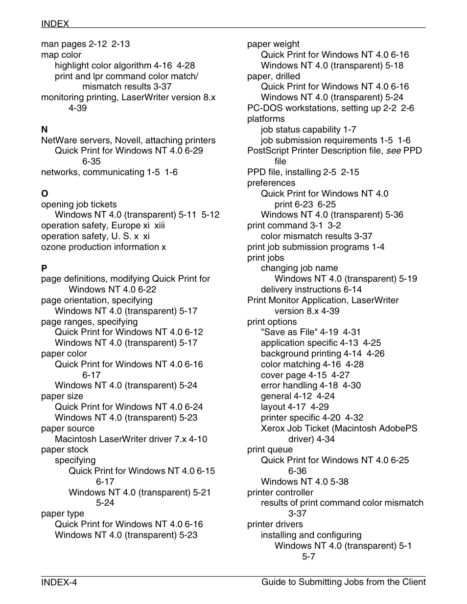 Xerox DocuPrint 721P90350 User Manual | Page 214 / 216