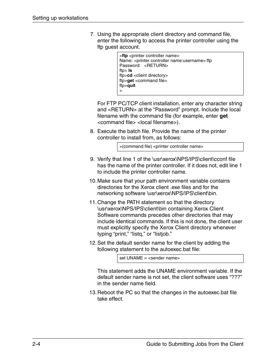 Xerox DocuPrint 721P90350 User Manual | Page 32 / 216