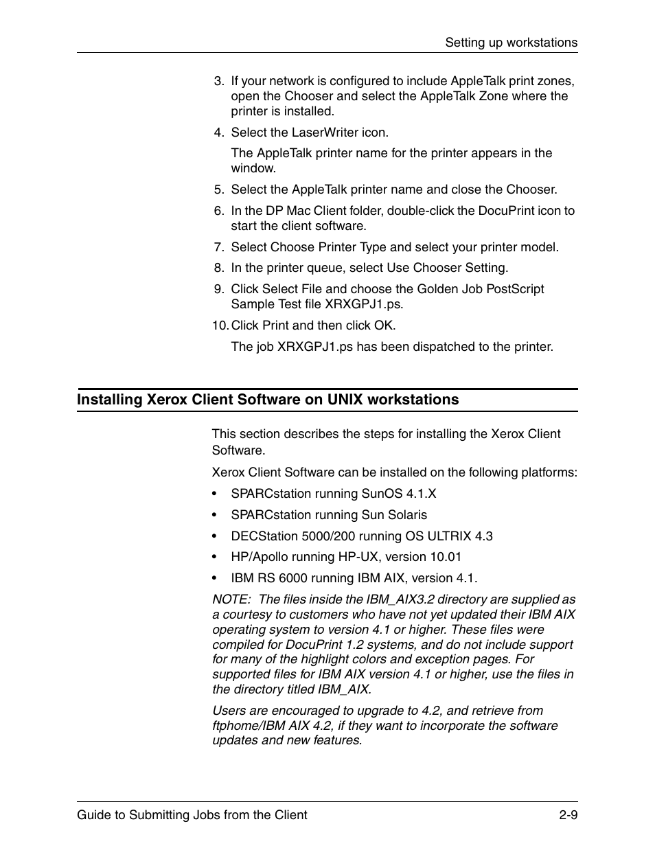 Xerox DocuPrint 721P90350 User Manual | Page 37 / 216