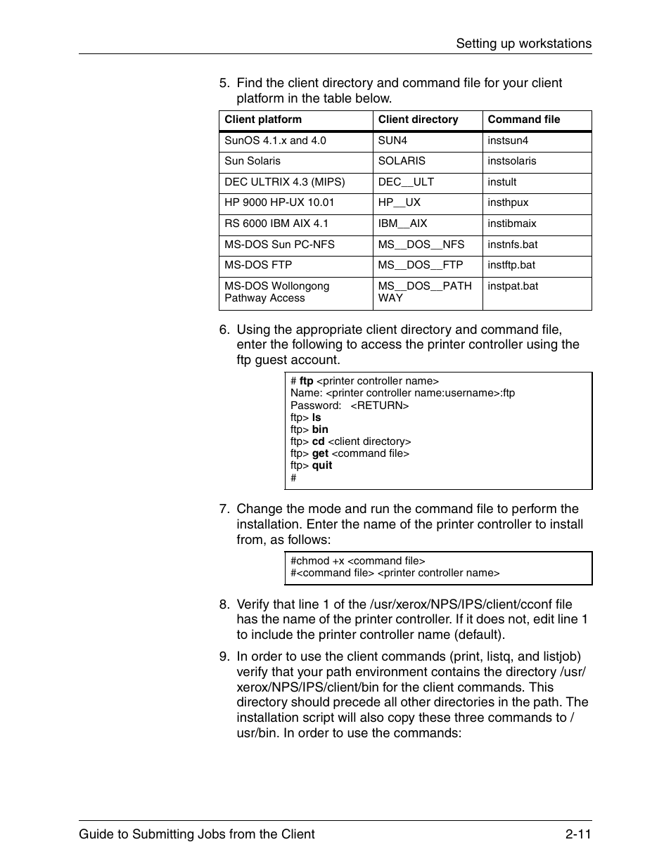 Xerox DocuPrint 721P90350 User Manual | Page 39 / 216