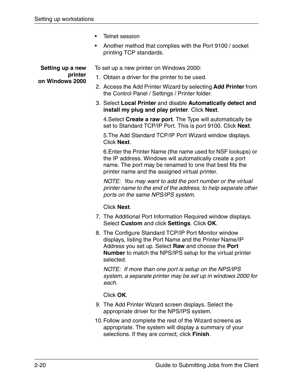 Xerox DocuPrint 721P90350 User Manual | Page 48 / 216