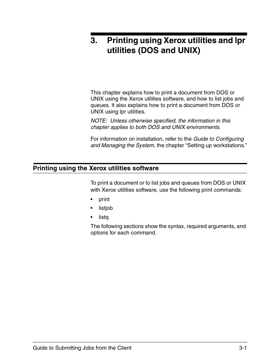 Printing using the xerox utilities software, Printing using the xerox utilities software -1 | Xerox DocuPrint 721P90350 User Manual | Page 51 / 216