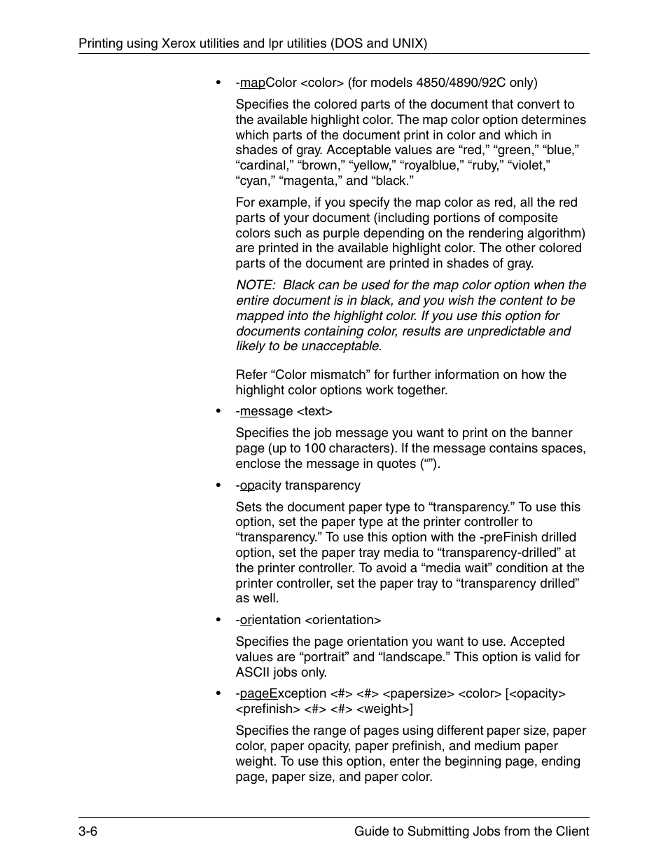 Xerox DocuPrint 721P90350 User Manual | Page 56 / 216