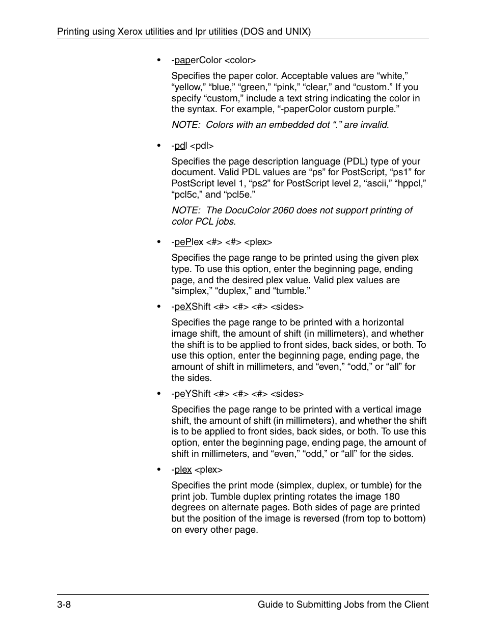 Xerox DocuPrint 721P90350 User Manual | Page 58 / 216