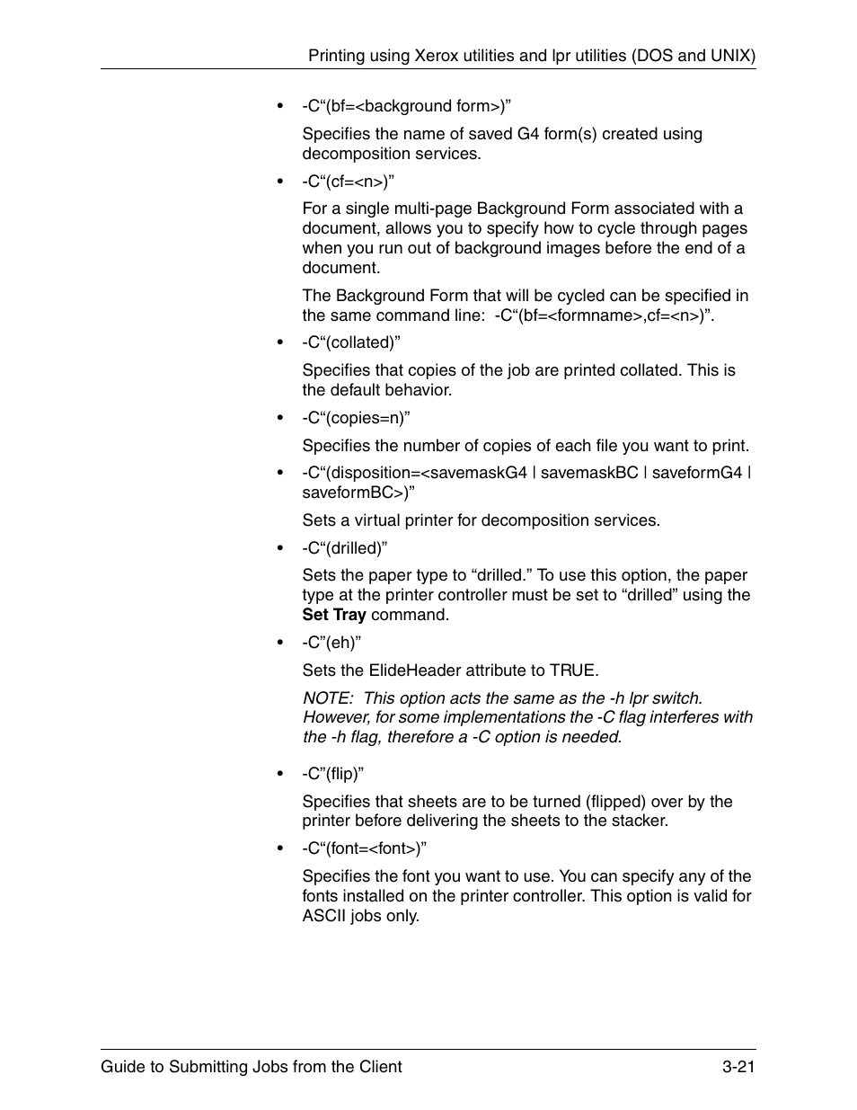 Xerox DocuPrint 721P90350 User Manual | Page 71 / 216