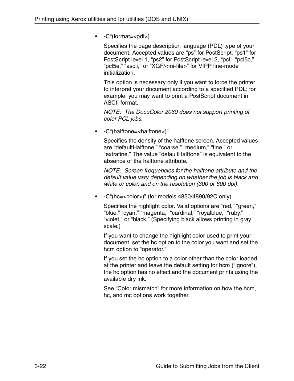 Xerox DocuPrint 721P90350 User Manual | Page 72 / 216