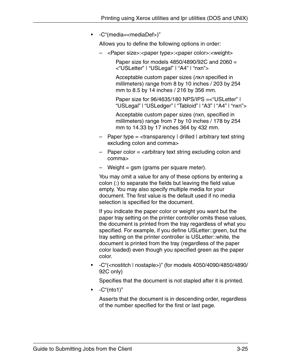Xerox DocuPrint 721P90350 User Manual | Page 75 / 216