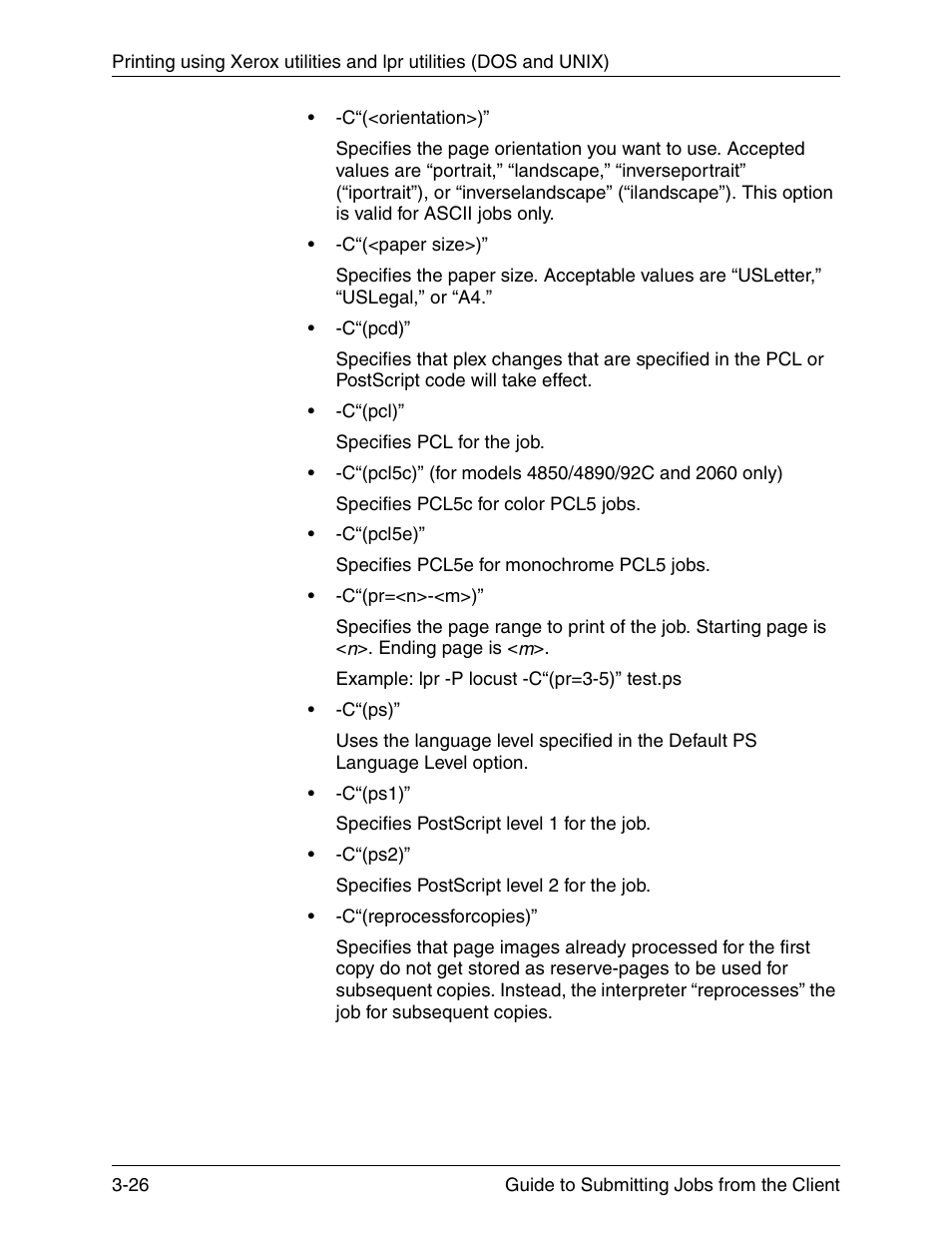 Xerox DocuPrint 721P90350 User Manual | Page 76 / 216