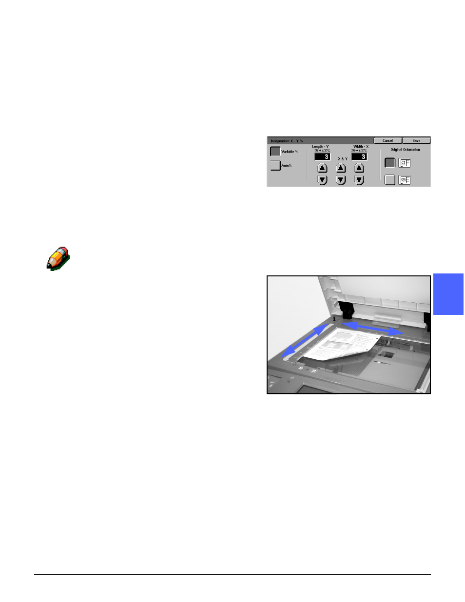 Independent x - y, Independent x - y% -17 | Xerox DOCUCOLOR 12 User Manual | Page 91 / 292