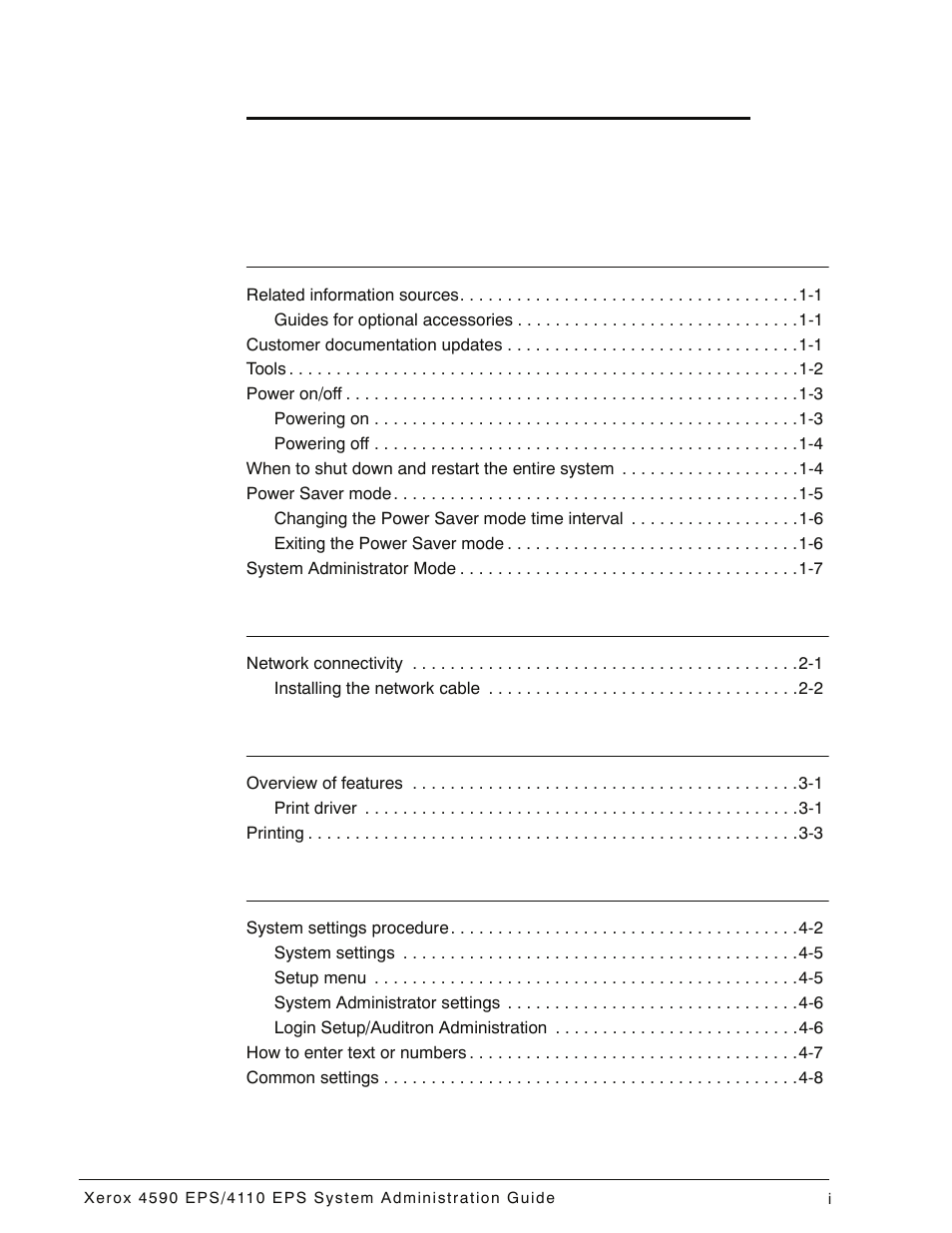 Xerox 4110 User Manual | Page 3 / 92