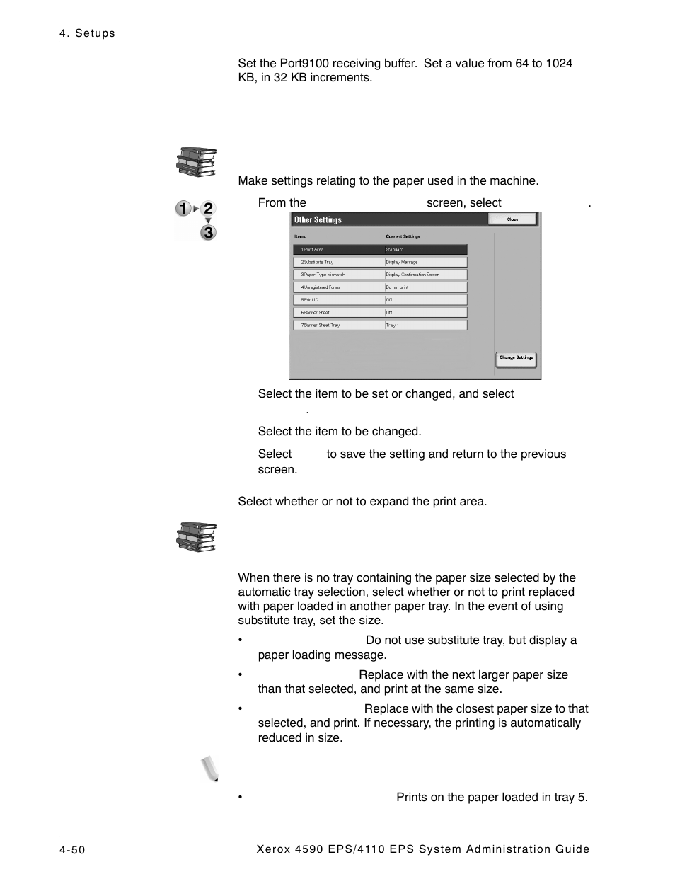 Other settings, Other settings -50 | Xerox 4110 User Manual | Page 68 / 92