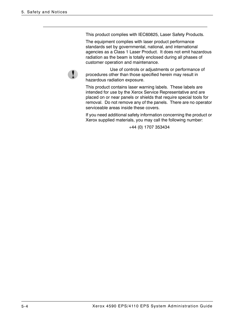 Europe and other markets, Europe and other markets -4 | Xerox 4110 User Manual | Page 78 / 92