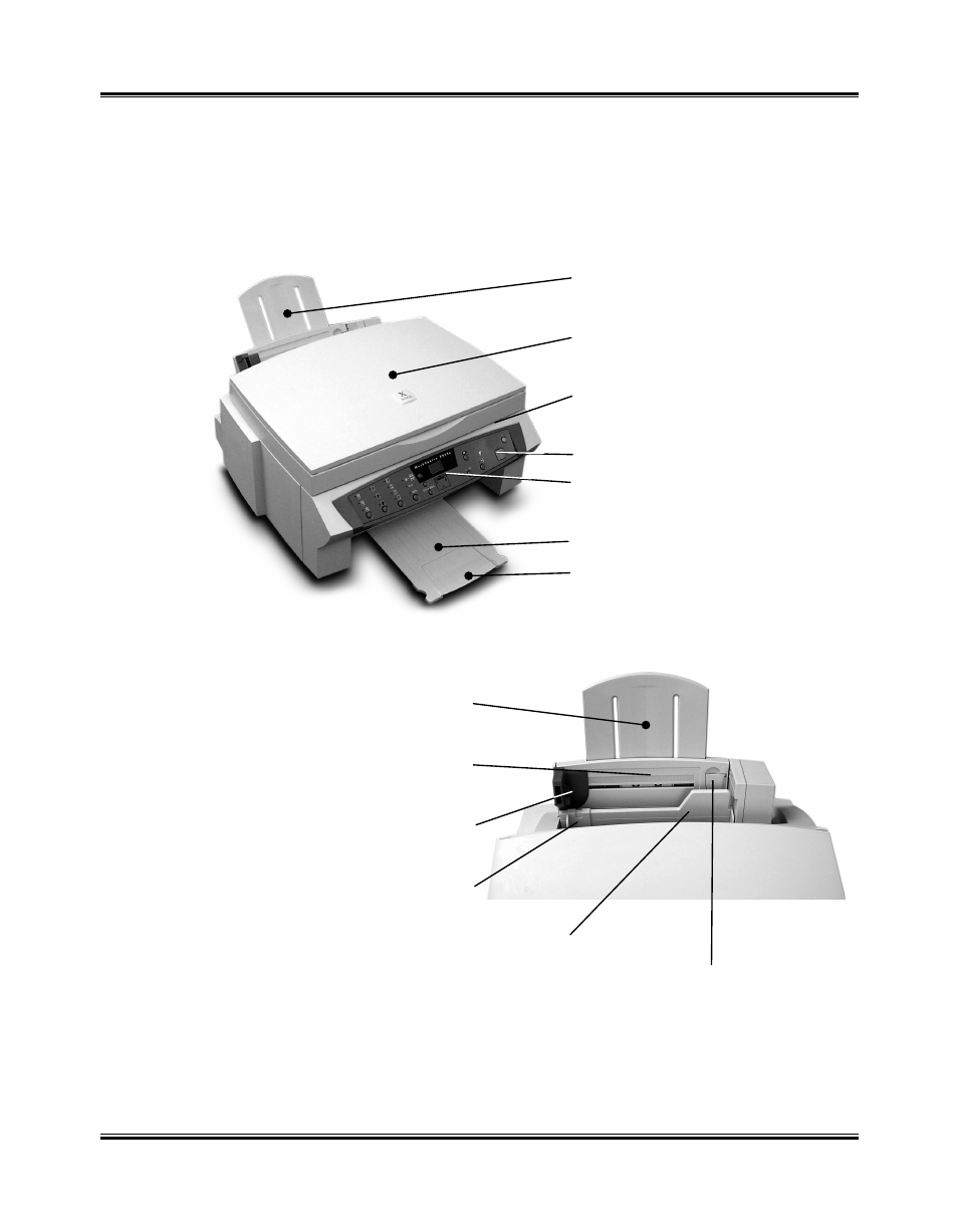 Control locations | Xerox XK25C User Manual | Page 18 / 102