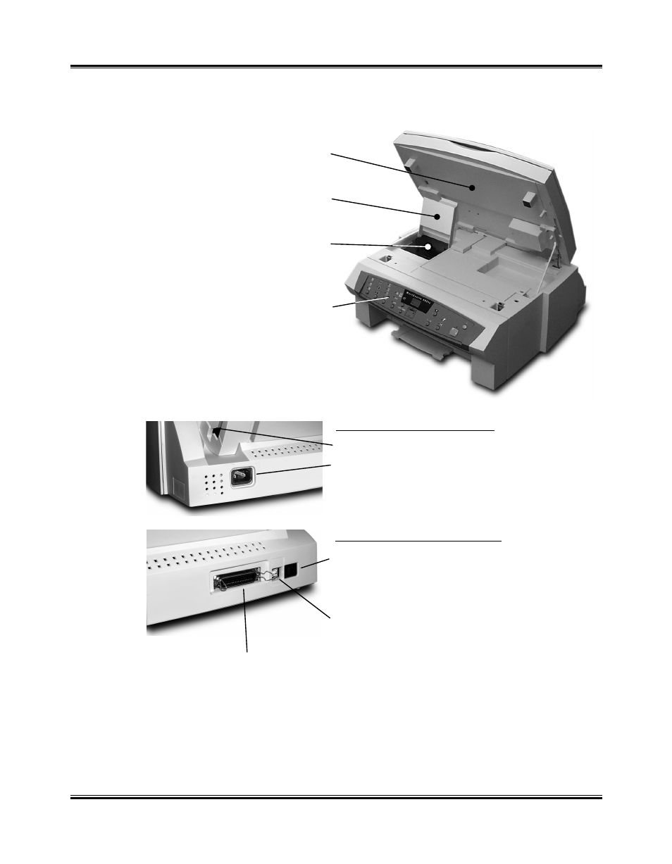 Control locations | Xerox XK25C User Manual | Page 19 / 102