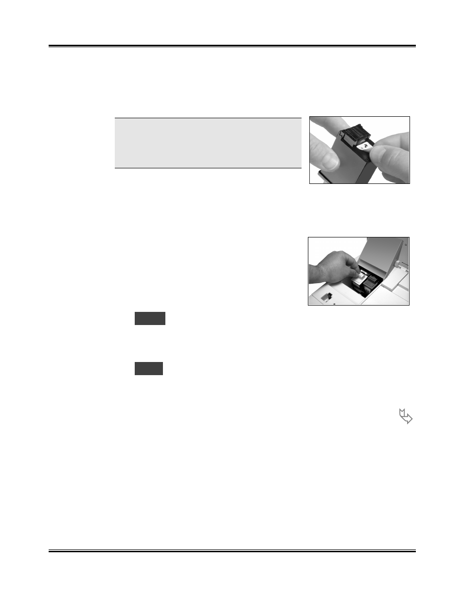 Installing & aligning the ink cartridges | Xerox XK25C User Manual | Page 27 / 102