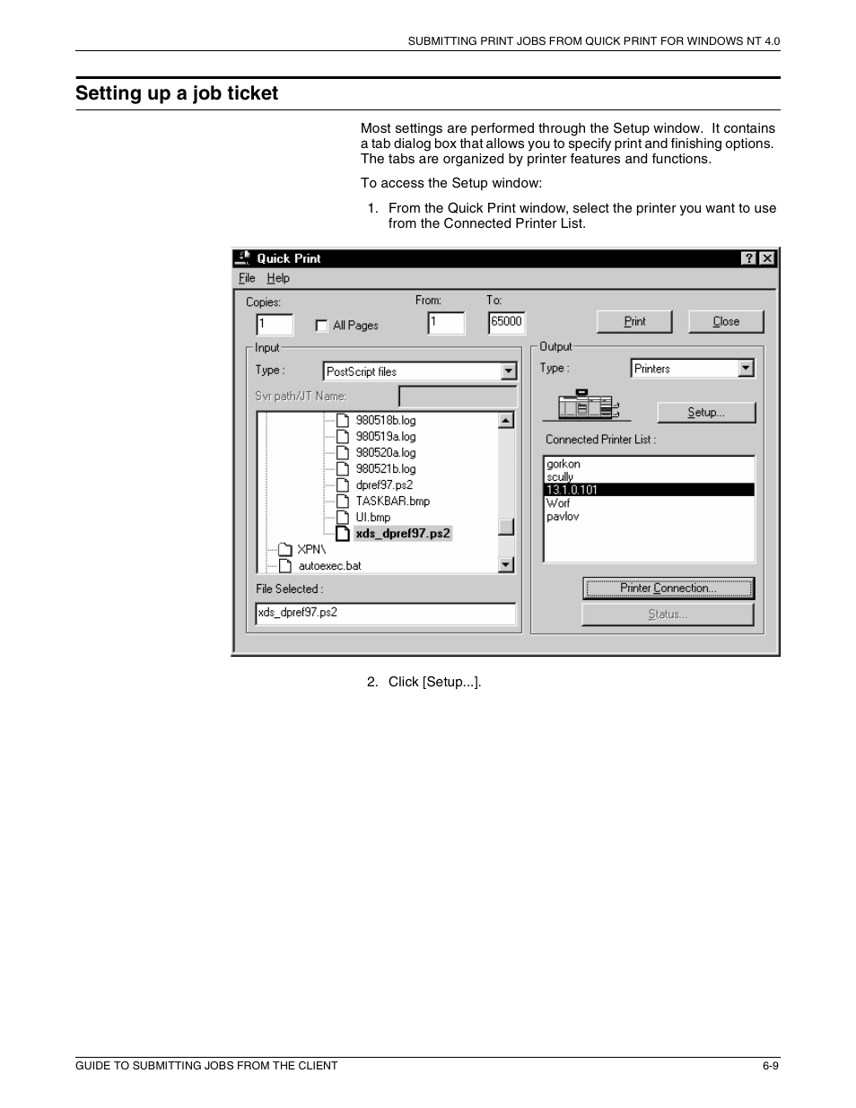 Setting up a job ticket | Xerox 721P87481 User Manual | Page 151 / 187