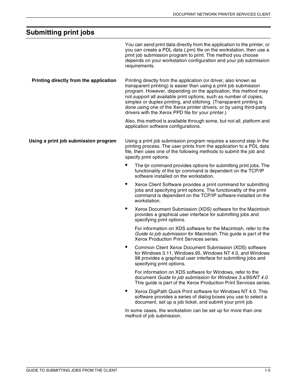 Submitting print jobs | Xerox 721P87481 User Manual | Page 17 / 187