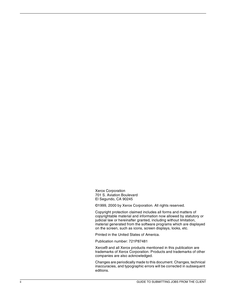 Xerox 721P87481 User Manual | Page 2 / 187