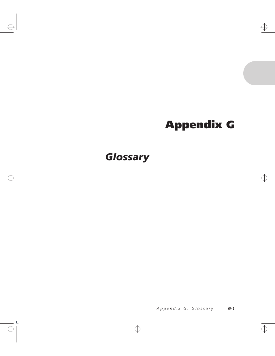 Appendix g, Glossary | Xerox 4508 User Manual | Page 131 / 150