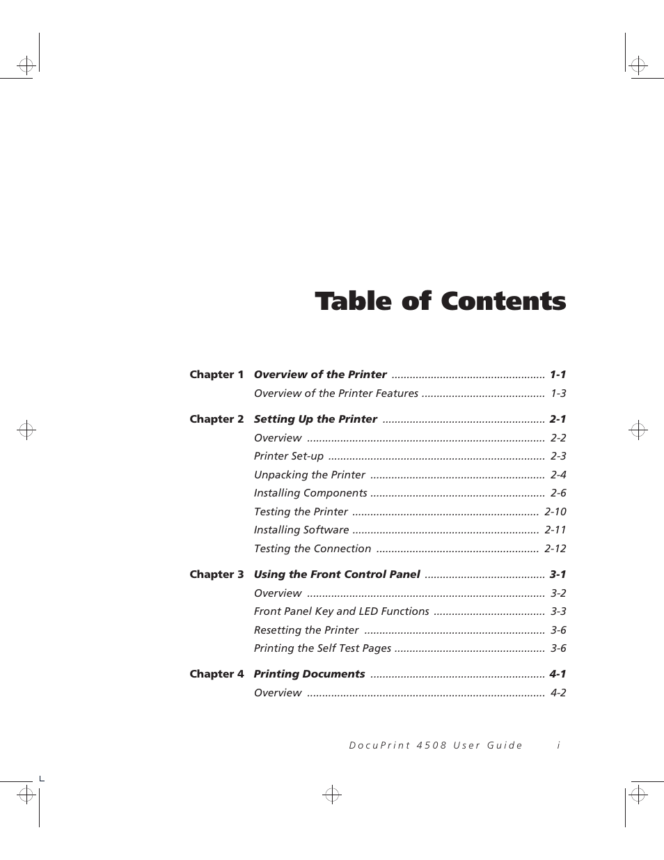 Xerox 4508 User Manual | Page 3 / 150