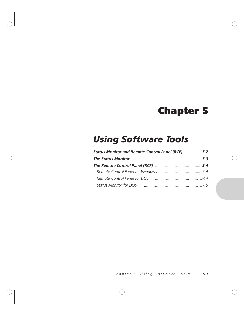 Chapter 5, Using software tools | Xerox 4508 User Manual | Page 39 / 150