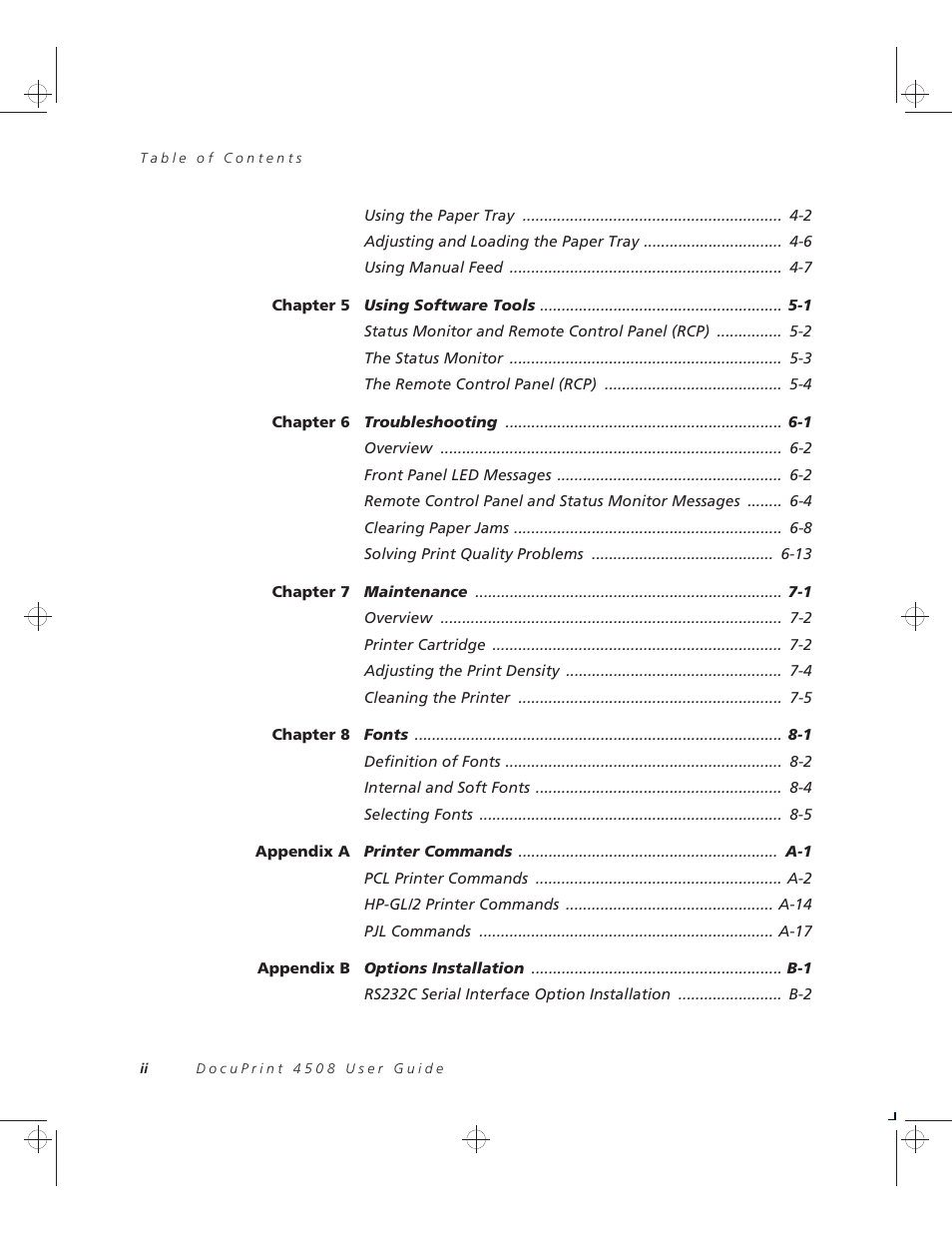 Xerox 4508 User Manual | Page 4 / 150