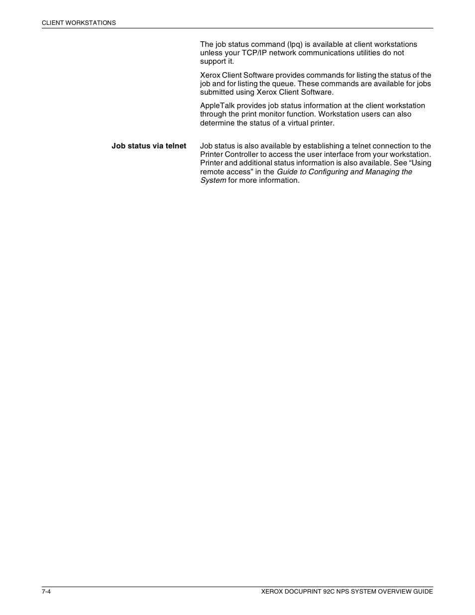 Xerox 92C NPS User Manual | Page 44 / 64