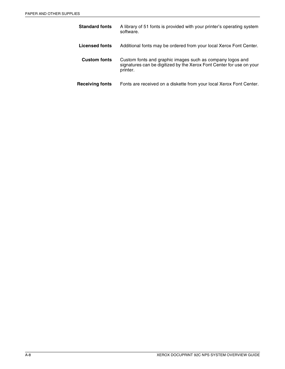 Xerox 92C NPS User Manual | Page 52 / 64
