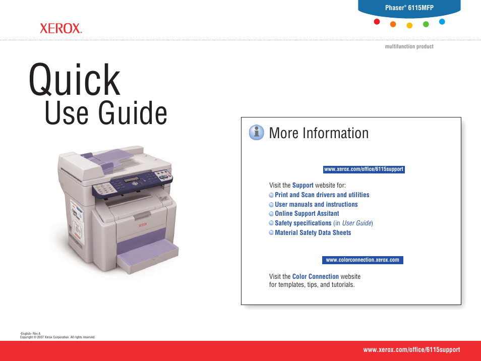 Xerox 6115MFP User Manual | 16 pages