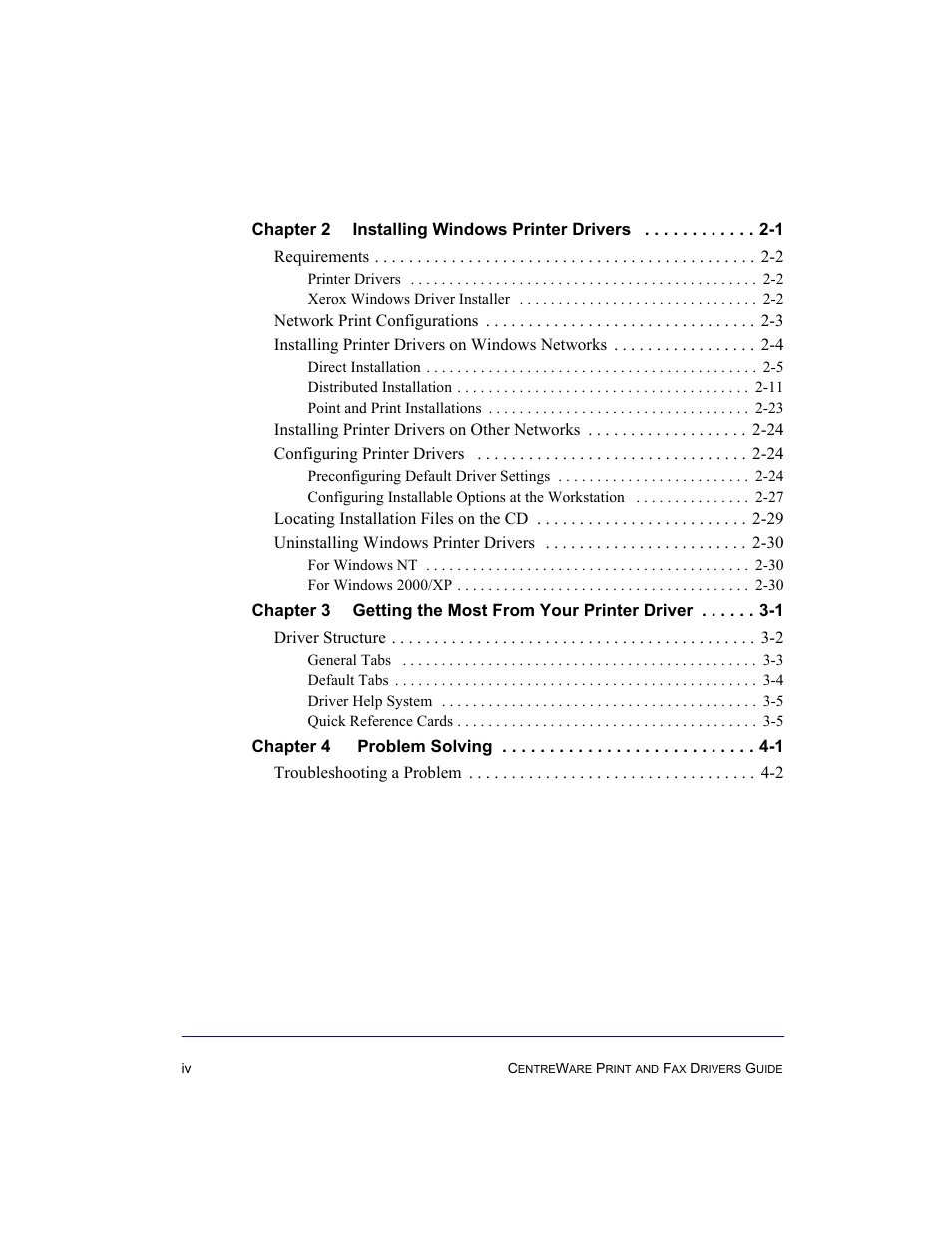 Xerox Fax Machine User Manual | Page 4 / 54