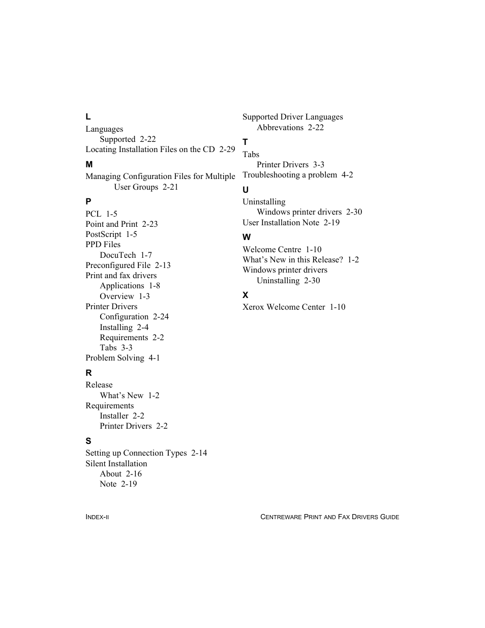 Xerox Fax Machine User Manual | Page 54 / 54