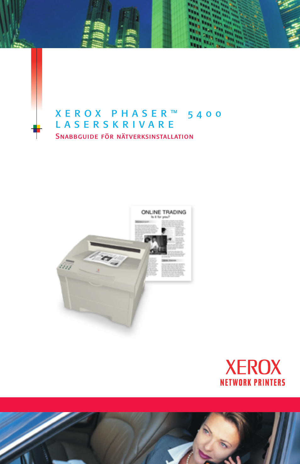 Xerox XERORPHASER 5400 User Manual | 40 pages