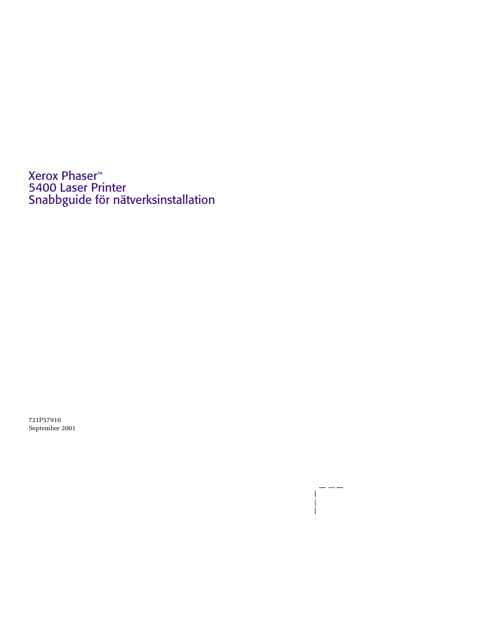 Xerox phaser | Xerox XERORPHASER 5400 User Manual | Page 3 / 40