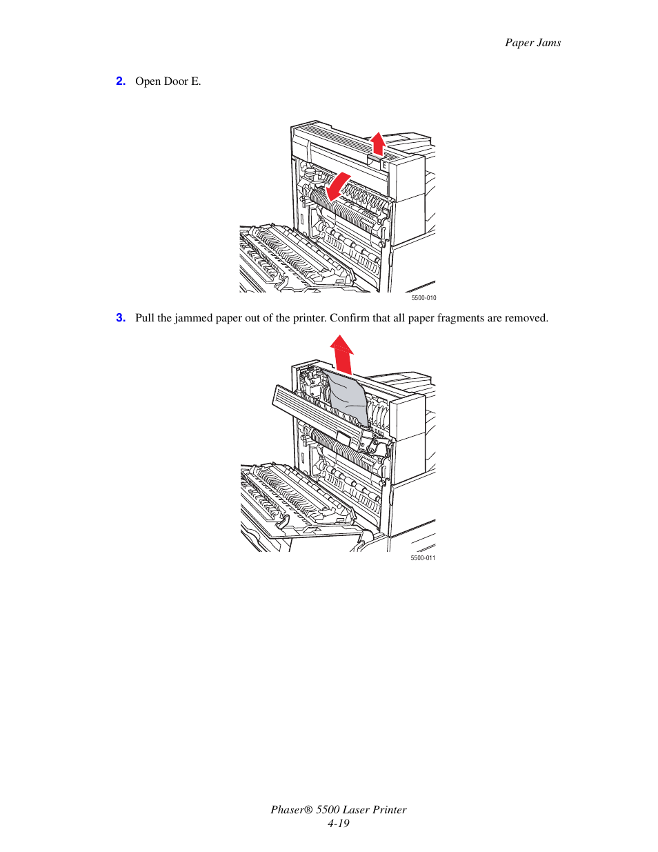 Xerox Phaser Printer 5500 User Manual | Page 17 / 50