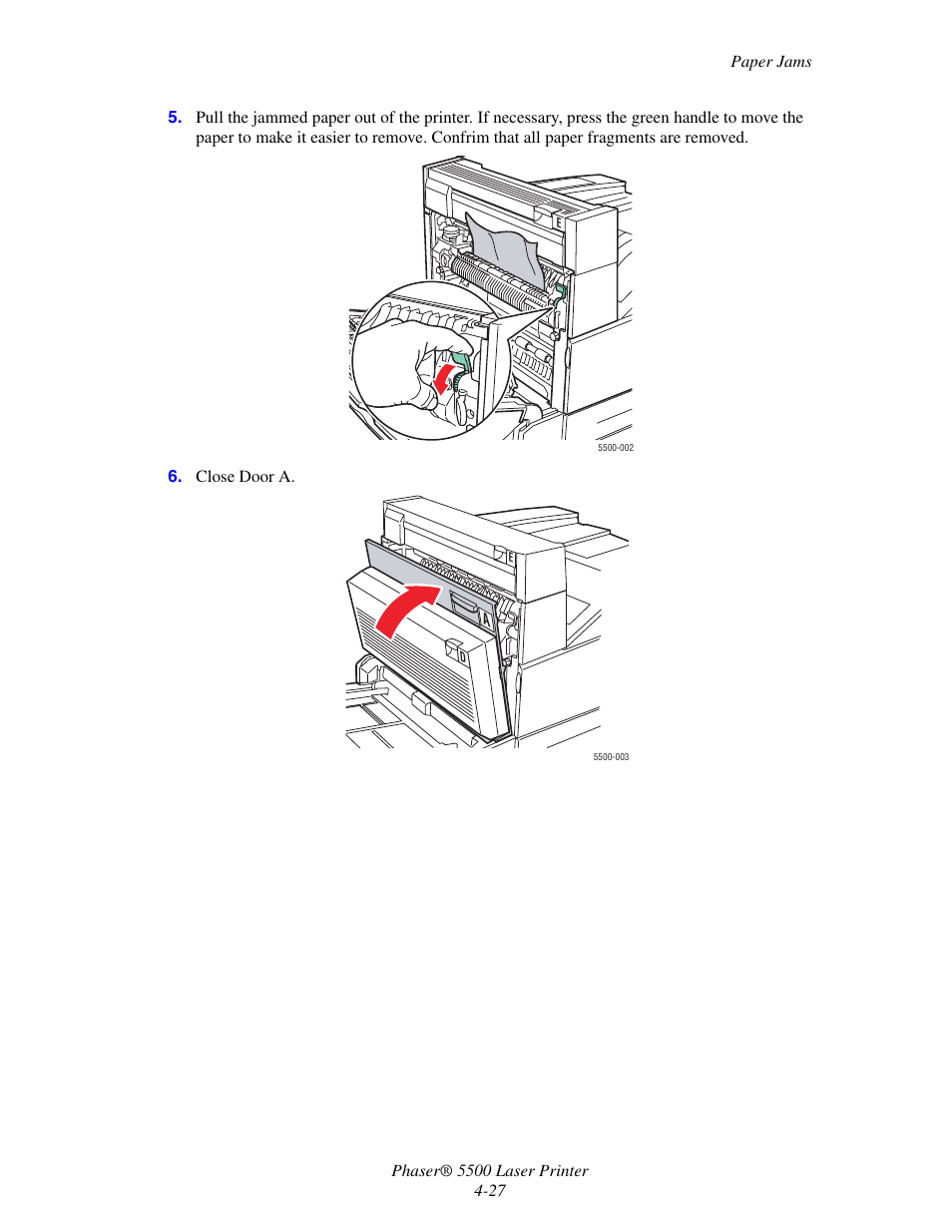 Xerox Phaser Printer 5500 User Manual | Page 25 / 50