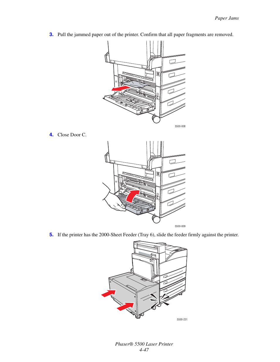Xerox Phaser Printer 5500 User Manual | Page 45 / 50