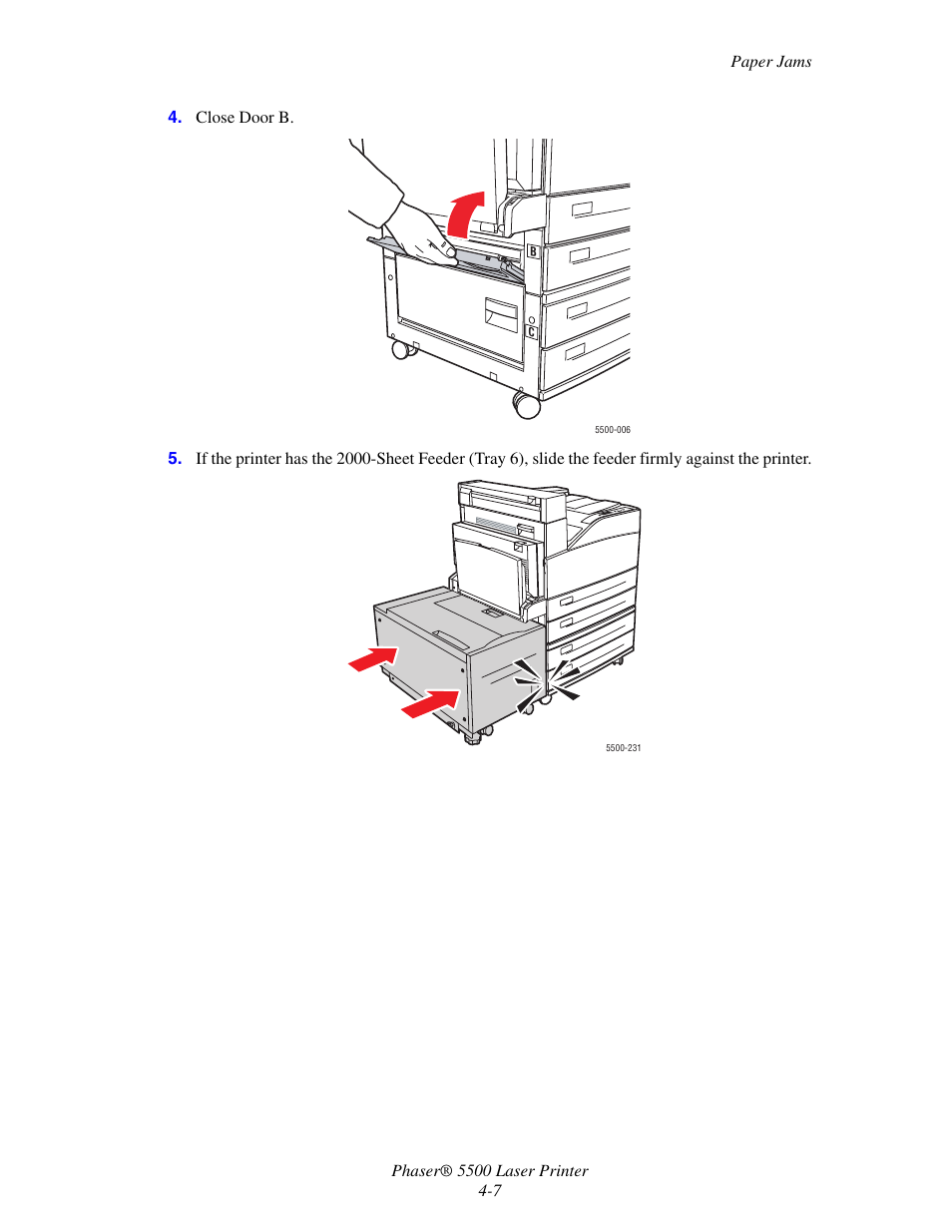 Xerox Phaser Printer 5500 User Manual | Page 5 / 50