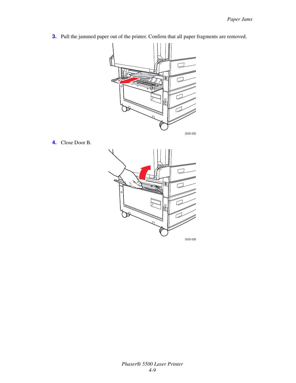 Xerox Phaser Printer 5500 User Manual | Page 7 / 50