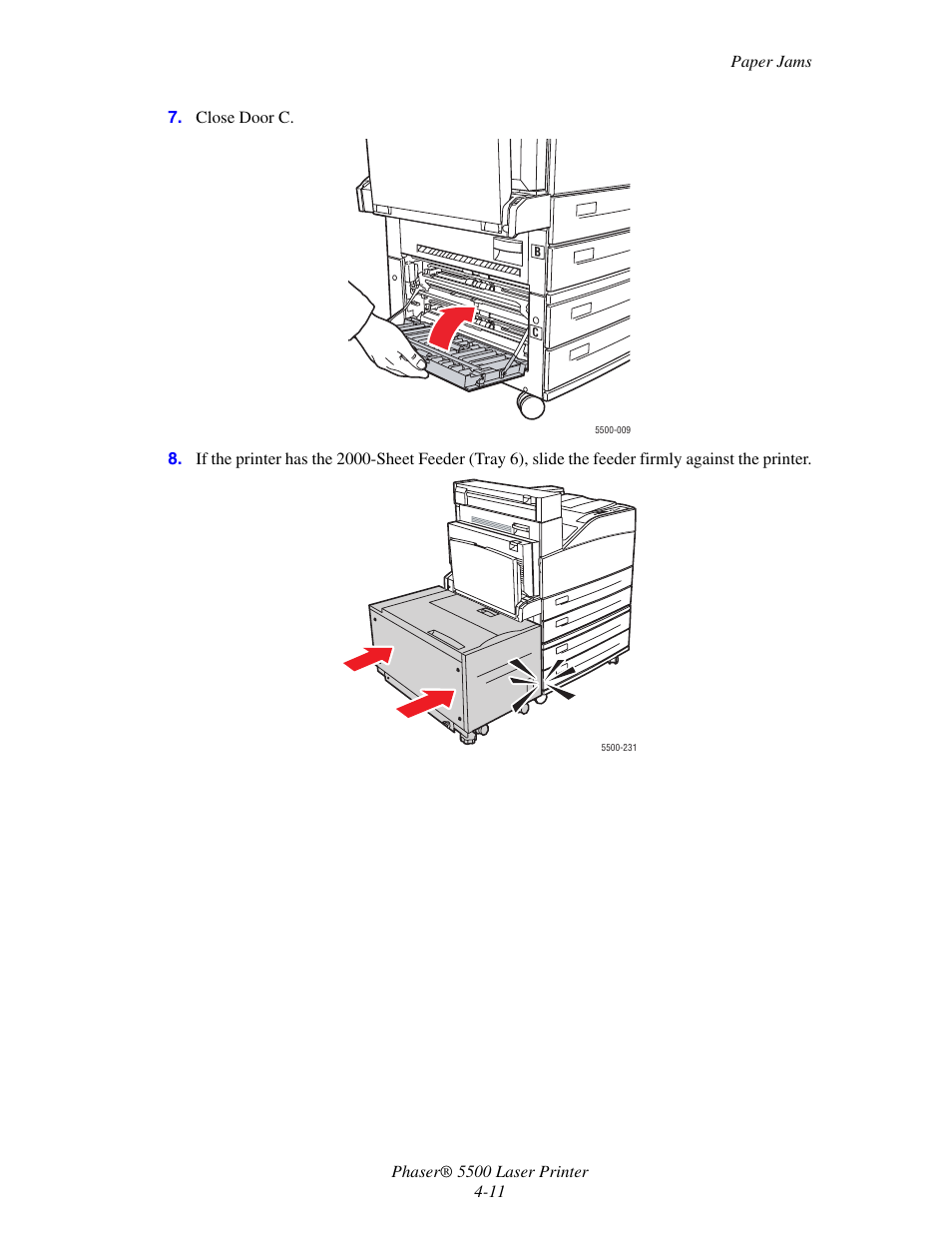 Xerox Phaser Printer 5500 User Manual | Page 9 / 50