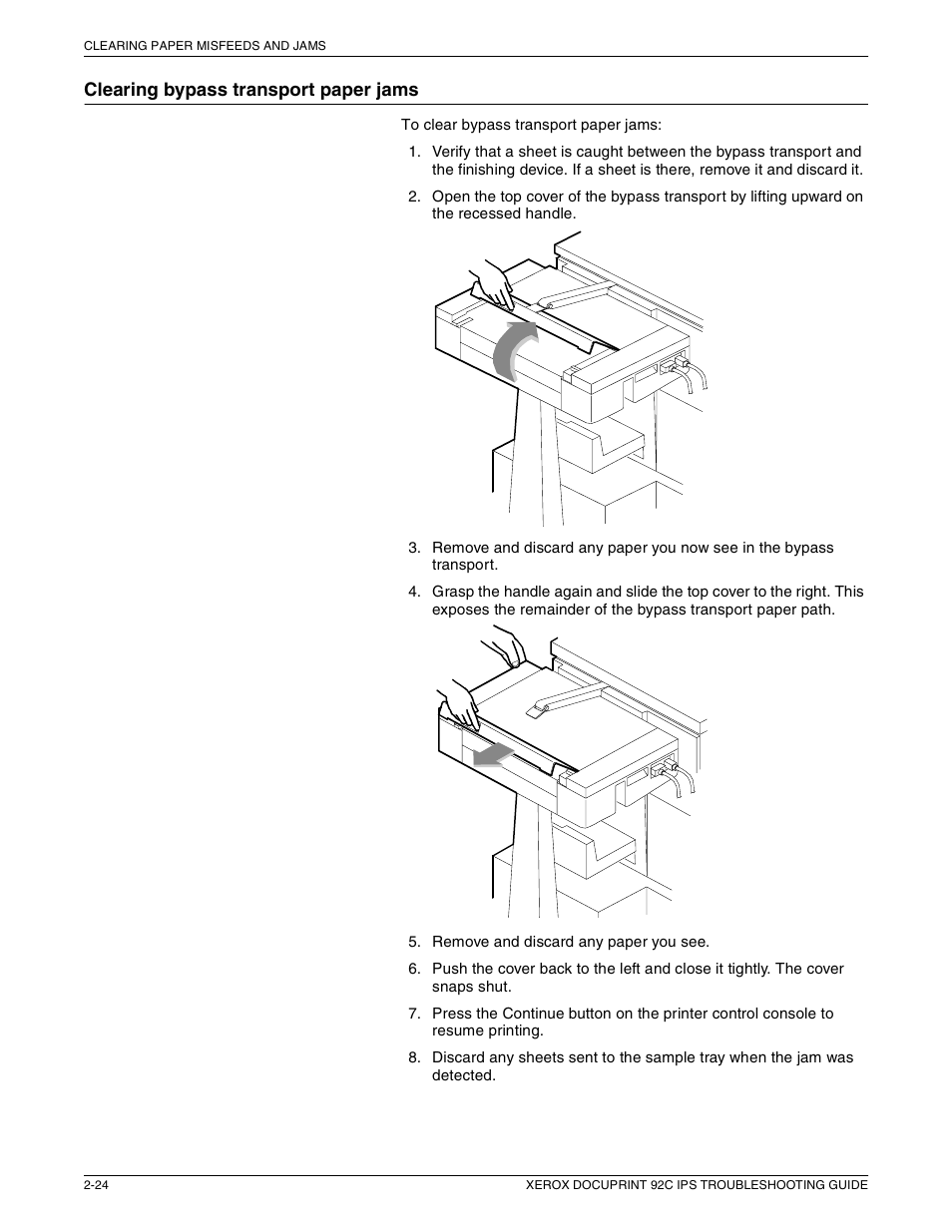 Xerox 92C IPS User Manual | Page 38 / 49