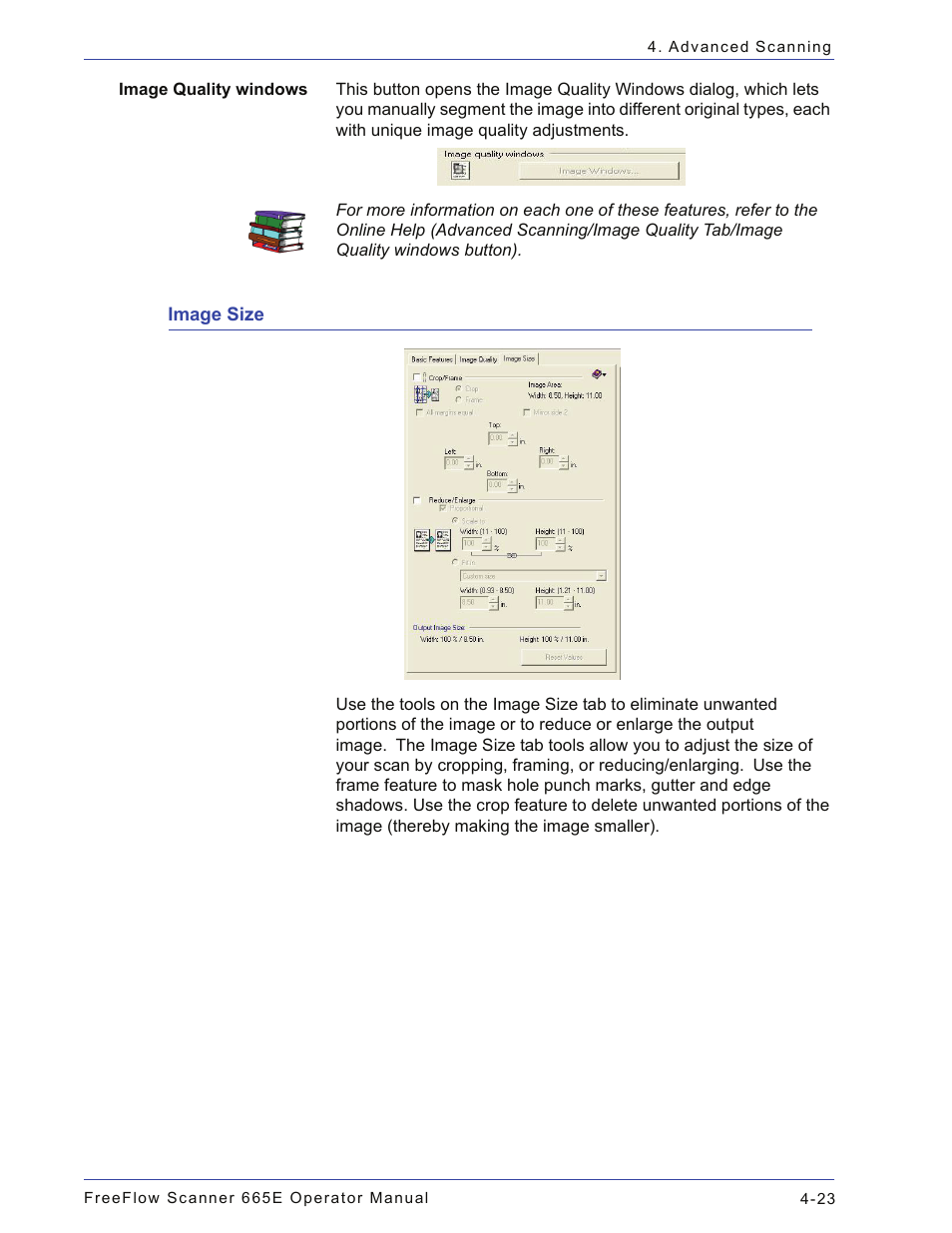 Image size, Image size -23 | Xerox 701P44148 User Manual | Page 113 / 188