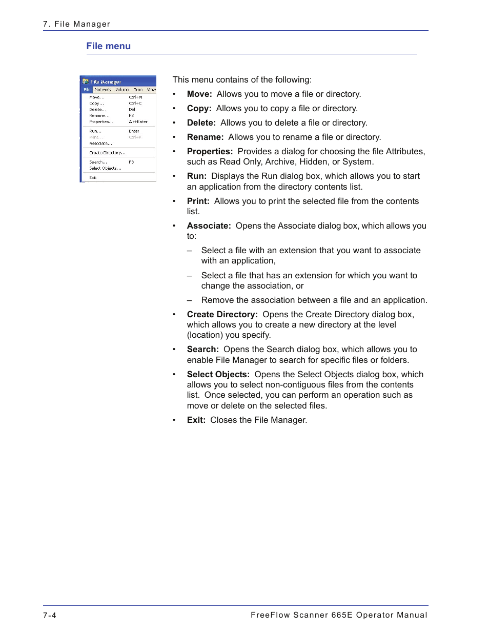 File menu, File menu -4 | Xerox 701P44148 User Manual | Page 158 / 188