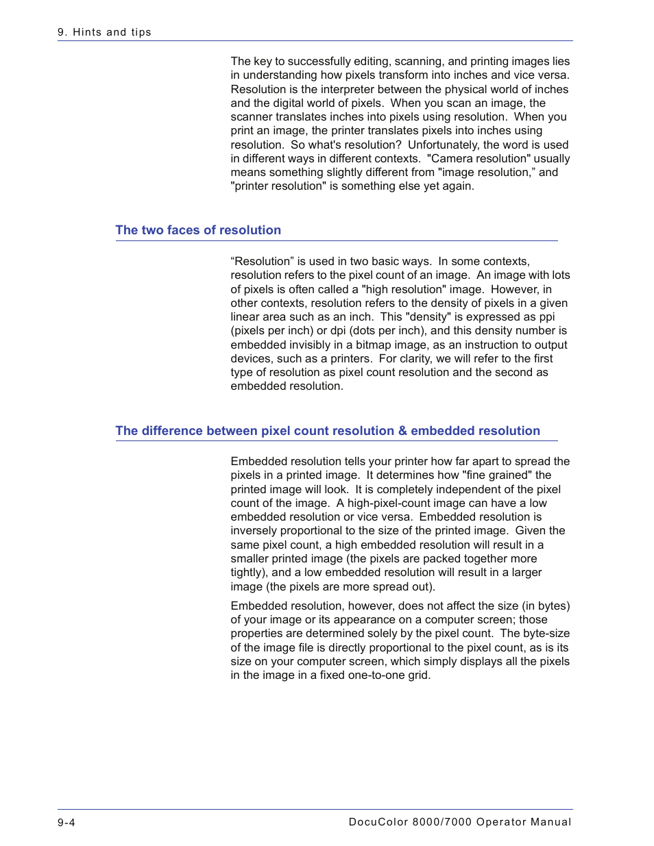 The two faces of resolution | Xerox 701P44148 User Manual | Page 172 / 188