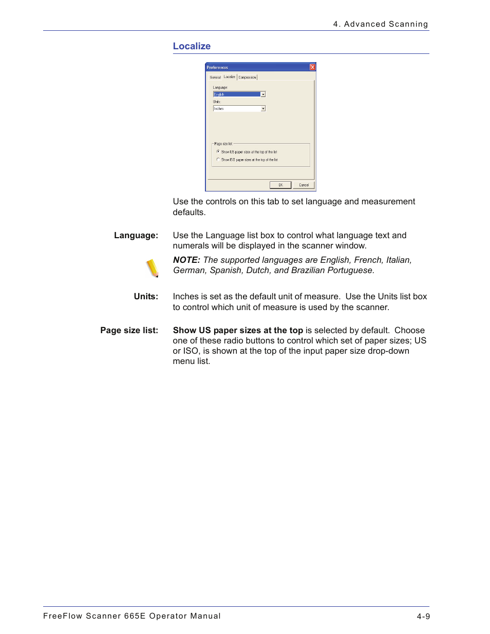 Localize, Localize -9 | Xerox 701P44148 User Manual | Page 99 / 188