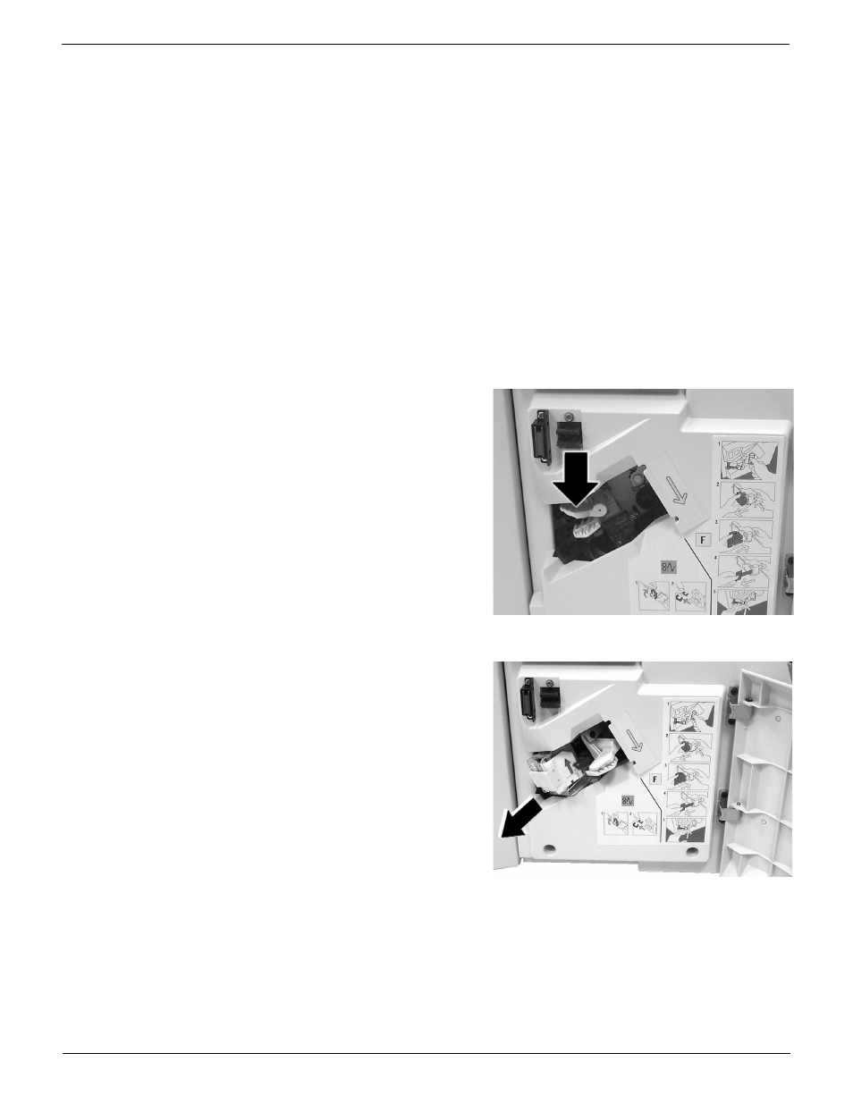 Adding staples | Xerox DocuColor 12CP User Manual | Page 23 / 36