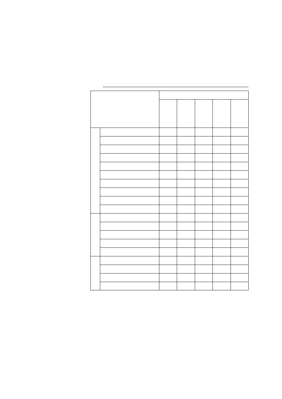 Multi access function table - fax communication, Programming the machine | Xerox 575 User Manual | Page 75 / 327