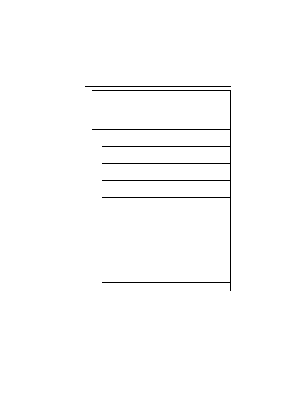 Multi access function table - pc, Programming the machine | Xerox 575 User Manual | Page 76 / 327