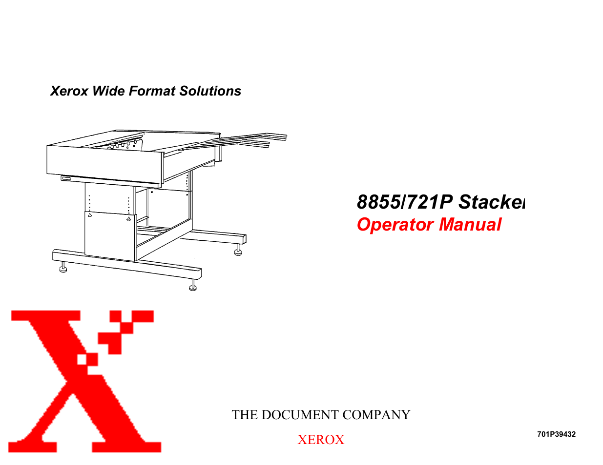 Xerox STACKER 8855/721P User Manual | 11 pages