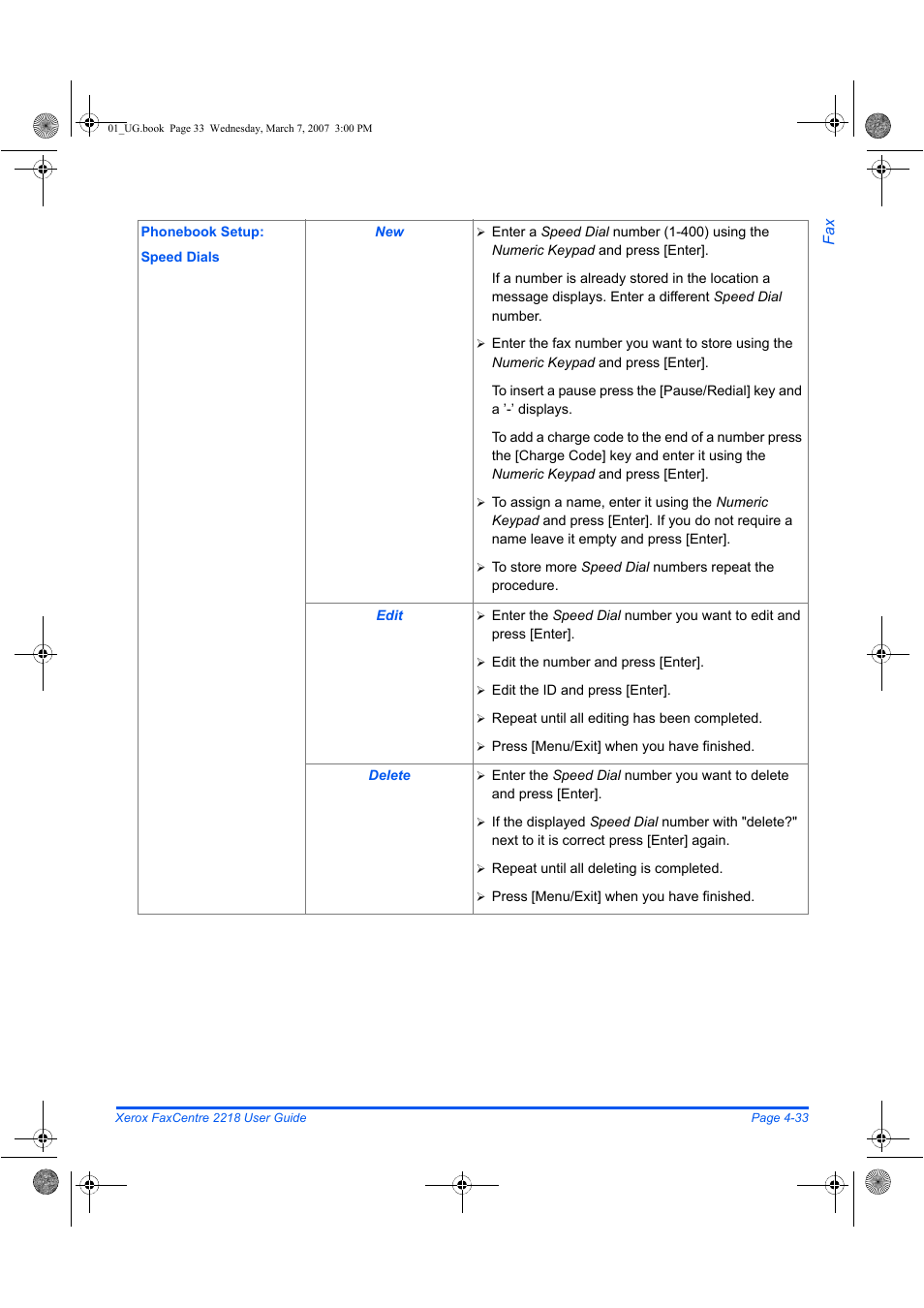 Xerox FaxCentre 2218 User Manual | Page 107 / 212